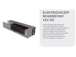 Rygiel elektromagnetyczny rewersowy na prąd stały 12VDC