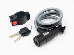 Zapięcie rowerowe FLEX 1000/10V szaro-czarny