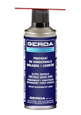 Preparat do konserwacji zamków i wkładek GERDA - 400ml